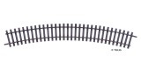 Curved track R21 425mm-radius.